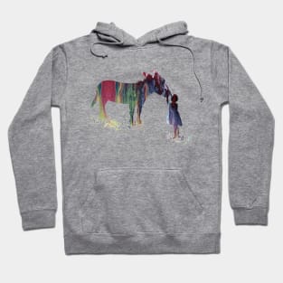 donkey and child Hoodie